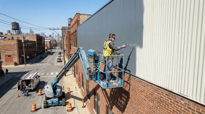 Painter_coating_metal_building_s