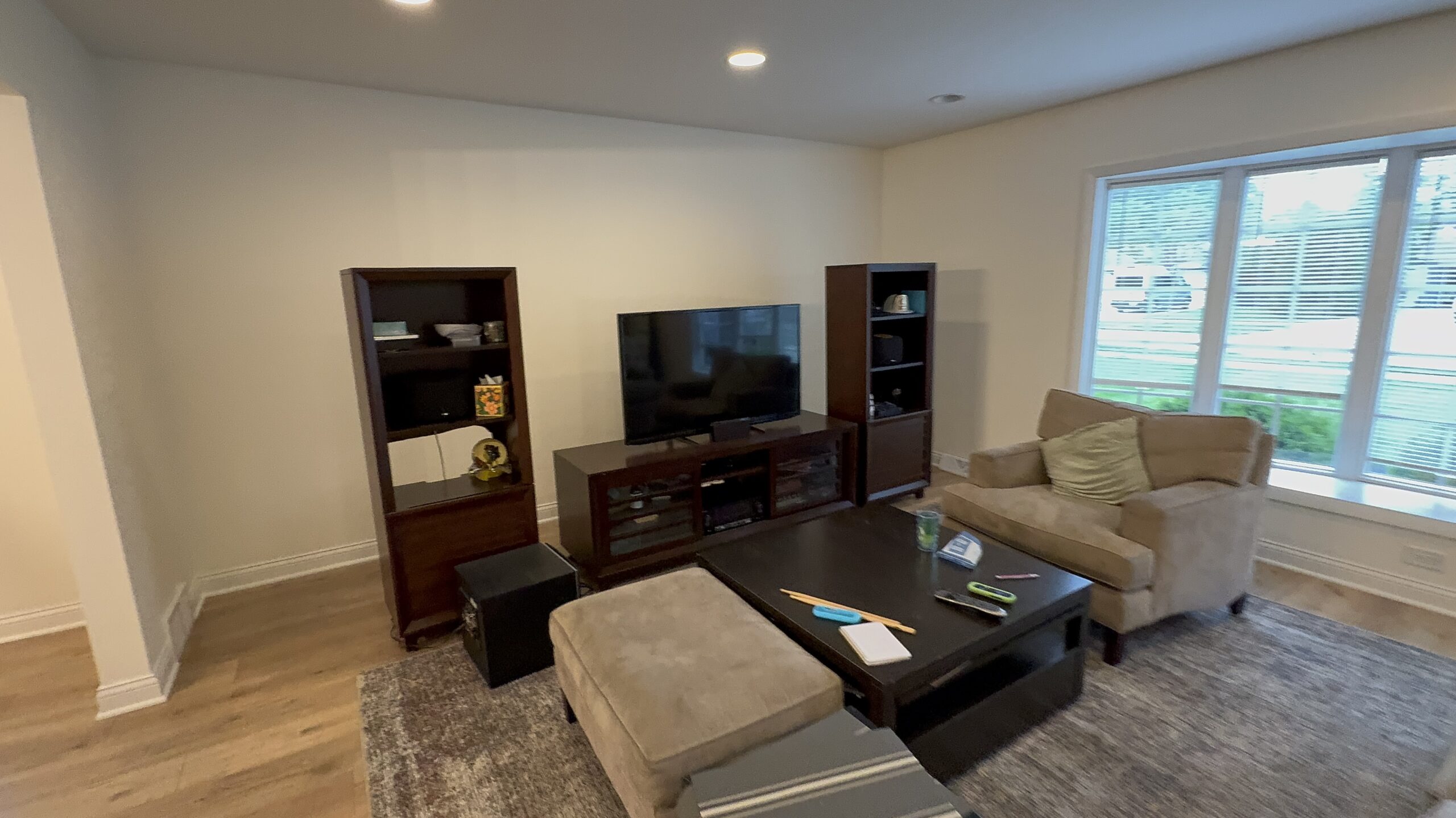 Professional ceiling painting in Chicago IL on a smooth interior ceiling